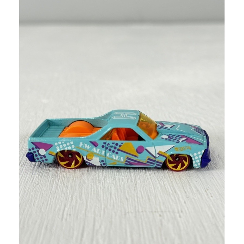2021 HOT WHEELS SKY BLUE 1980 CHEVY EL CAMINO, HW ART CARS #3/10, HW #44, VHTF